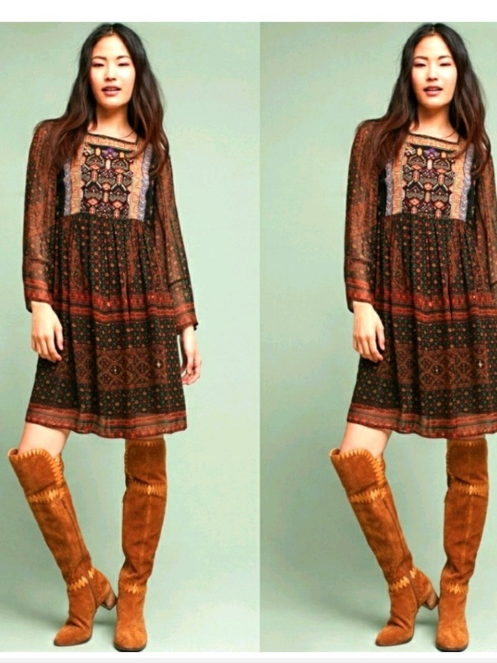 Anthro akemi dress